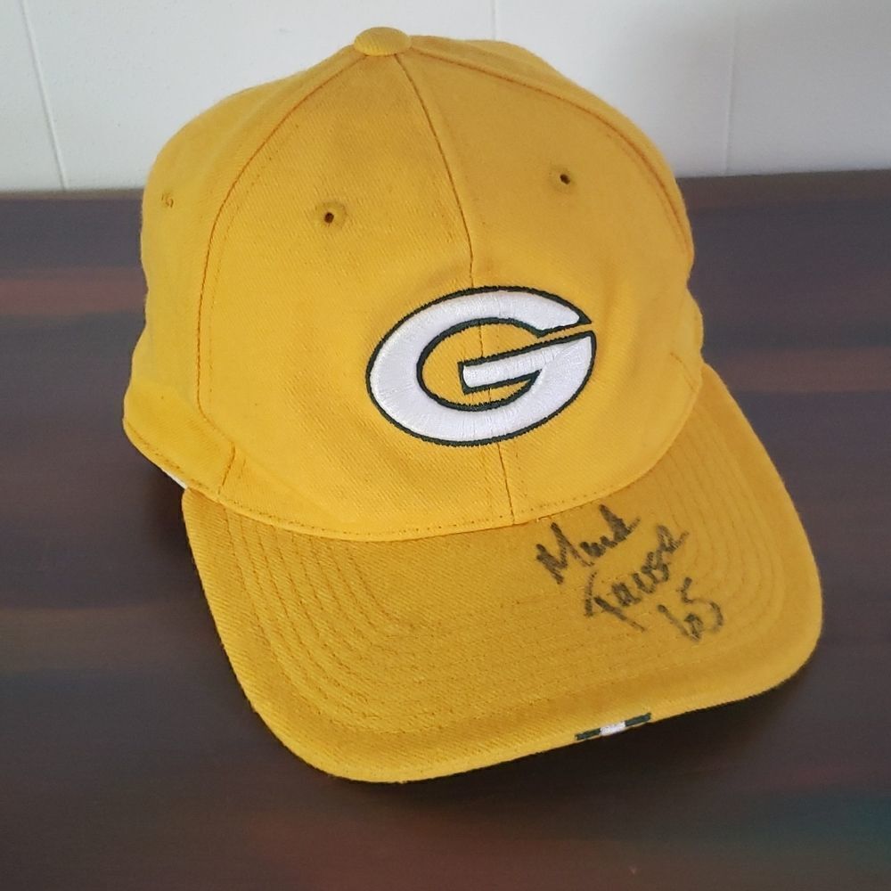 Green Bay Packers Mark Tauscher Autographed Baseball Cap Hat Sz 7 1/8